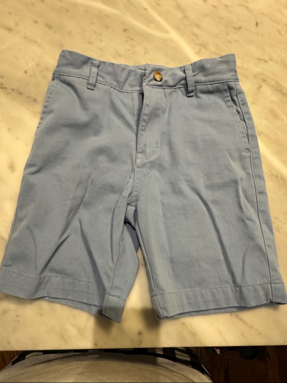 The Beaufort Bonnet Company Pale Blue Boys Cotton Shorts